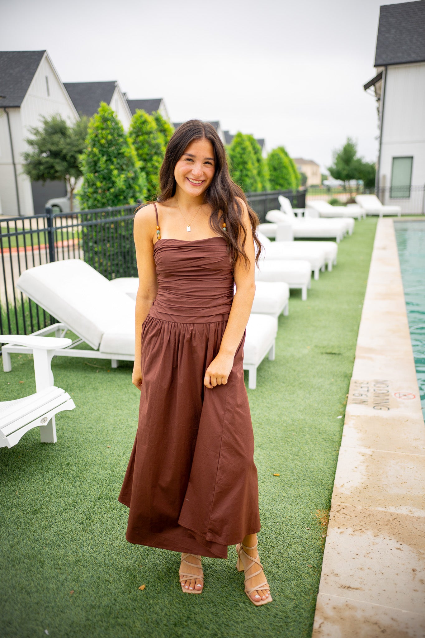 light brown midi dress La Dolce Dress, Medium aus-trip-ellie Color:Orange/Multi Willow Boho Midi Dress Sizing True to size