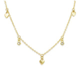 Bunches of Love Dangle Necklace, Gold