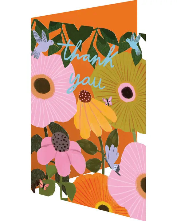 Thank You Coneflowers Greeting Card
