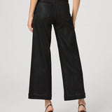 Anessa Wide Leg Jean, Black Fog Luxe Coating