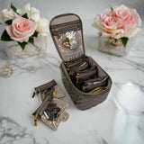 Train Jewelry Case, Bronze