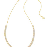 Gracie Gold Tennis Necklace, White CZ