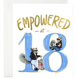 Empowered 18 Birthday Card