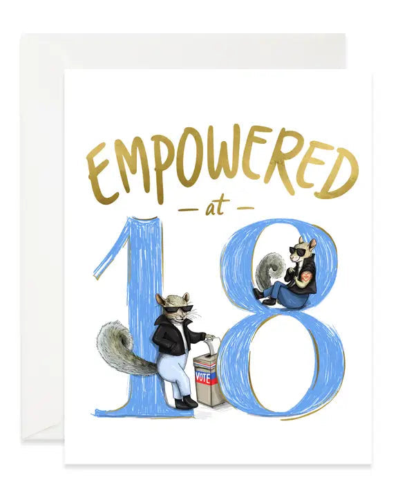 Empowered 18 Birthday Card