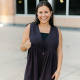 Webster Romper, Black