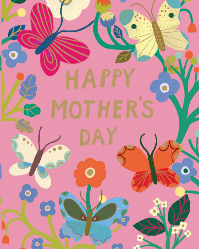 Mother's Butterfly Garden Mother's Day Card