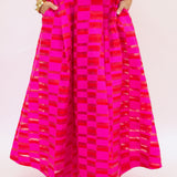 Milly Skirt, Sunset Stripe