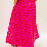 Milly Skirt, Sunset Stripe