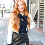 City Lights Tweed Jacket, Cream