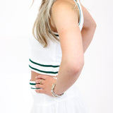 Lucky Me Top, White/Green