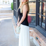 Follow Through Dress, Cream