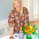 Change of the Seasons Top, Brown