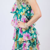 Pixie Dress, Pine Multi