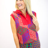 Poppy Pullover Vest, Vintage Monogram