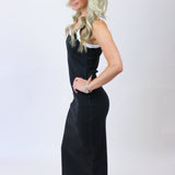 Azalea Dress, Black/White