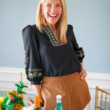 Passport Blouse, Black