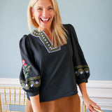 Passport Blouse, Black