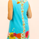 Ellie Dress, Wildflower Aqua