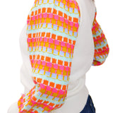Make A Statement Colorful Sleeve Sweater