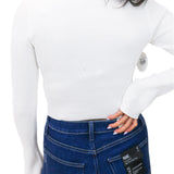 Little Miss Daisy Waffle Knit Floral Sweater, Cream