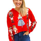 Nutcracker Ballet Sweatshirt, Red