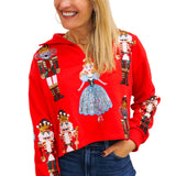 Nutcracker Ballet Sweatshirt, Red