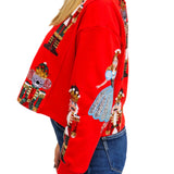Nutcracker Ballet Sweatshirt, Red