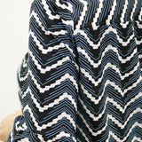 Kerry Dress, Mod Chevron Black
