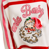 Red, Pink & White Stripe Santa Baby Sweater