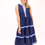 Believe In It Midi Dress, Navy