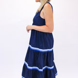 Believe In It Midi Dress, Navy