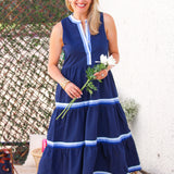 Believe In It Midi Dress, Navy