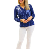 Bishop Sleeve Henley Tee, Laura