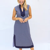 Kristen Maxi, Everyday Stripe Navy White