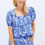 Arlene Top, Seaside Catch Sapphire