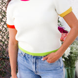 Nothing Like It Color Block Sweater Top