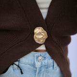 Take A Chance Cardigan, Brown