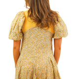 Bali Coral Mini Dress, Whisper White Combo