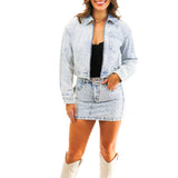 Glacia Sparkle Denim Jacket