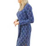 Seraphina Faux Wrap Dress, Blues