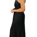 Georgiana Halter Neck Maxi Dress, Black
