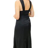 Georgiana Halter Neck Maxi Dress, Black