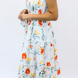 Darcy Midi Dress, Wild Poppies Print