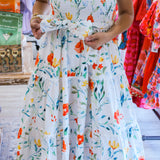 Darcy Midi Dress, Wild Poppies Print