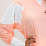 Spotlight Long Sleeve Layer, Pastel Peach Combo
