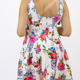 Alice Mini Dress, Ivory Ginger Jars