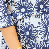 Talia Dress, Hand-Drawn Daisies