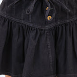 Roselle Denim Mini Skirt, Jet Set