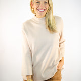 Never Look Back Knit Sweater, Oatmeal