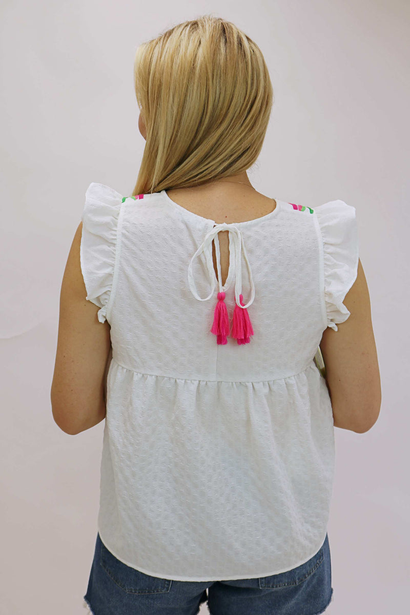Sweet Beauty Embroidered Top